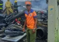 Incendio destruye cinco viviendas en Pueblo Nuevo, Santiago