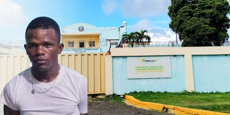 Detienen a agente penitenciario por presunto ingreso de paquete sospechoso a cárcel de Puerto Plata